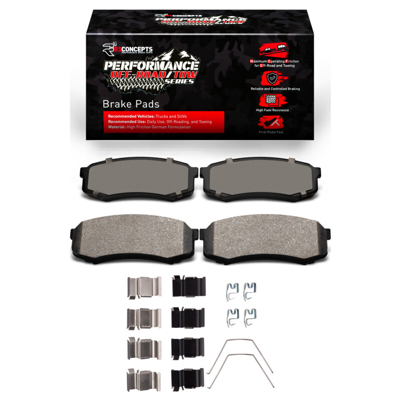Toyota 4Runner Brake Pads - Rear - R1 Concepts - Off-Road/Tow - `03-`24